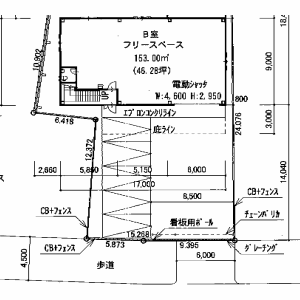 貸事務所の図面