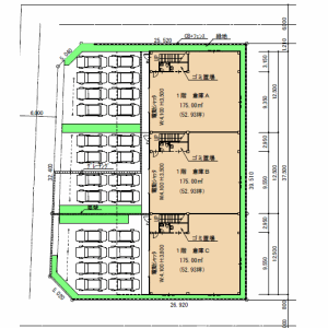 貸事務所の図面