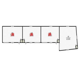 貸事務所の図面