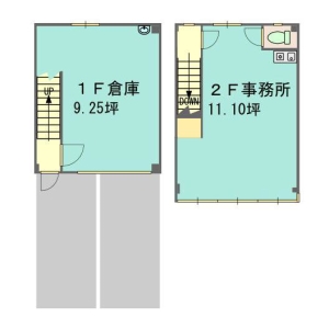 貸事務所の図面