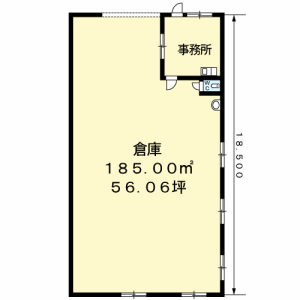 貸事務所の図面