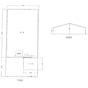 貸事務所の図面