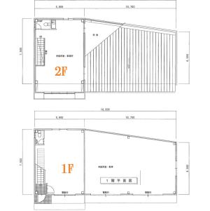 貸事務所の図面