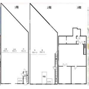 貸事務所の図面