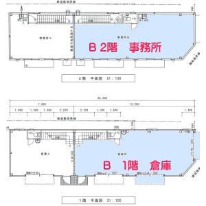 貸事務所の図面