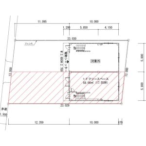 貸事務所の図面