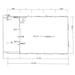 貸事務所の図面
