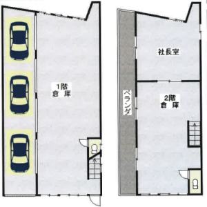 貸事務所の図面