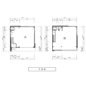 貸事務所の図面