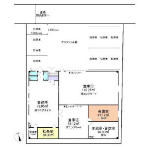 貸事務所の図面