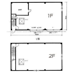 貸事務所の図面