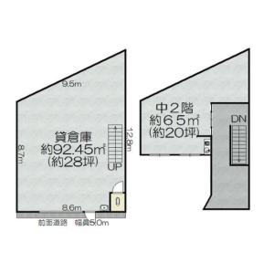 貸事務所の図面