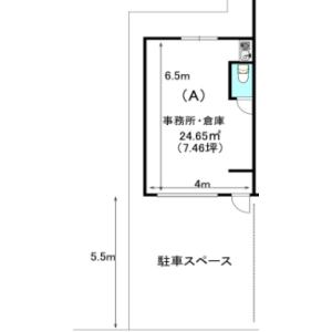 貸事務所の図面