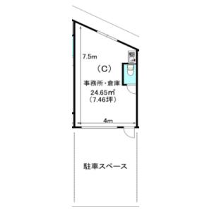 貸事務所の図面