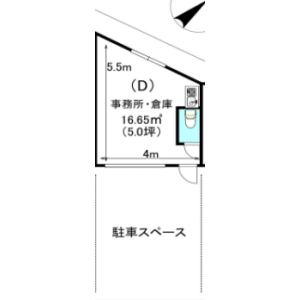 貸事務所の図面