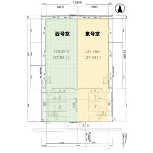 貸事務所の図面