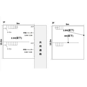 貸事務所の図面