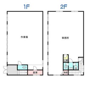 貸事務所の図面
