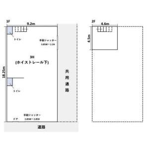 貸事務所の図面