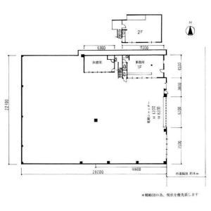 貸事務所の図面
