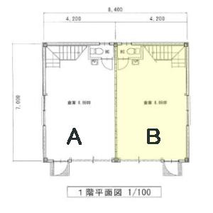 貸事務所の図面