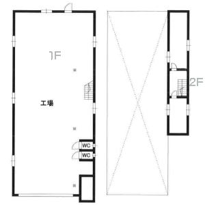 貸事務所の図面