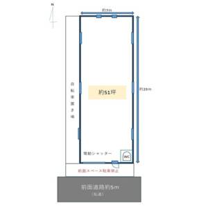貸事務所の図面