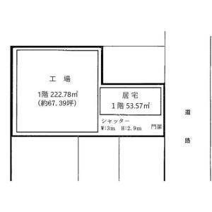 貸事務所の図面