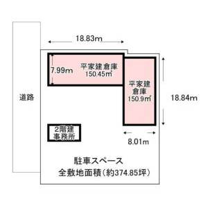 貸事務所の図面