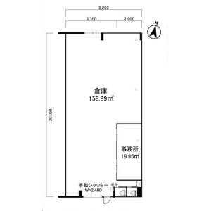貸事務所の図面