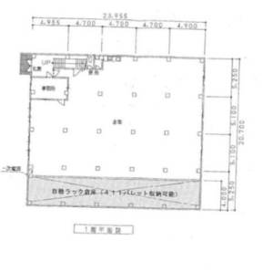 貸事務所の図面