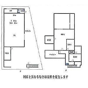 貸事務所の図面