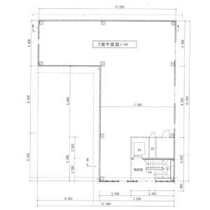 貸事務所の図面