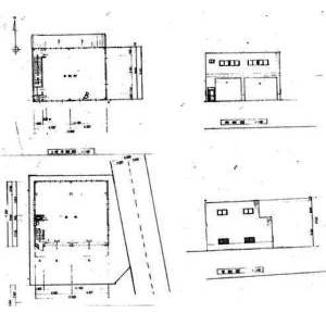 貸事務所の図面