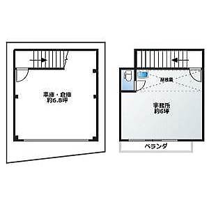 貸事務所の図面