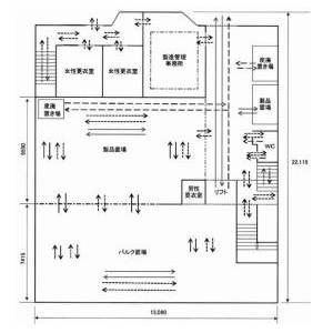 貸事務所の図面