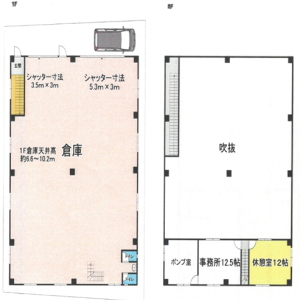 貸事務所の図面