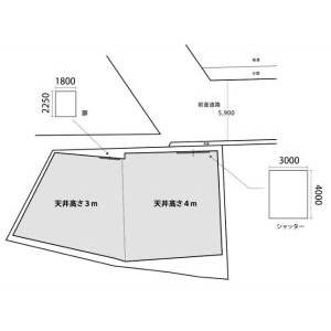 貸事務所の図面