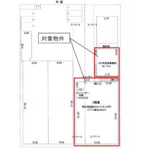 貸事務所の図面