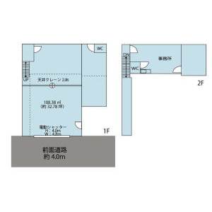 貸事務所の図面